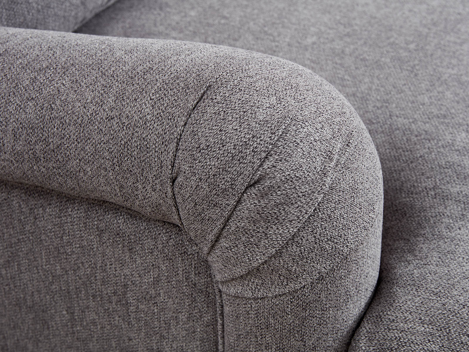 6 Seater Fabric Grey Sofa