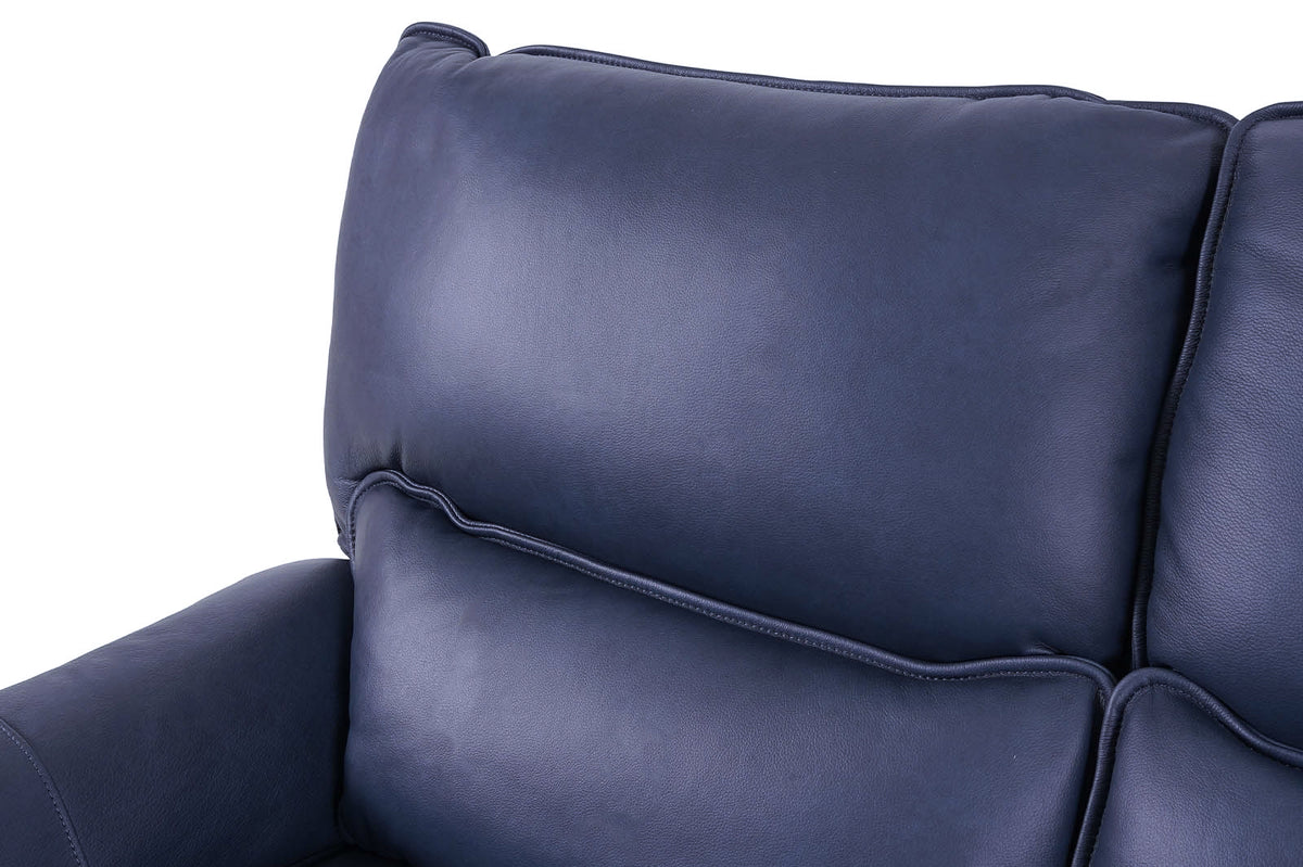 Gracie 3 Seater Smart Sofa Power Recliner - Midnight Blue - Dante Furniture