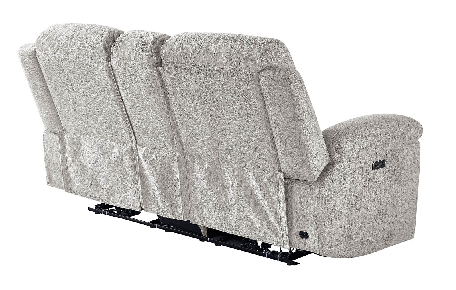 Lyla 2 Seater Power Recliner - Beige - Dante Furniture