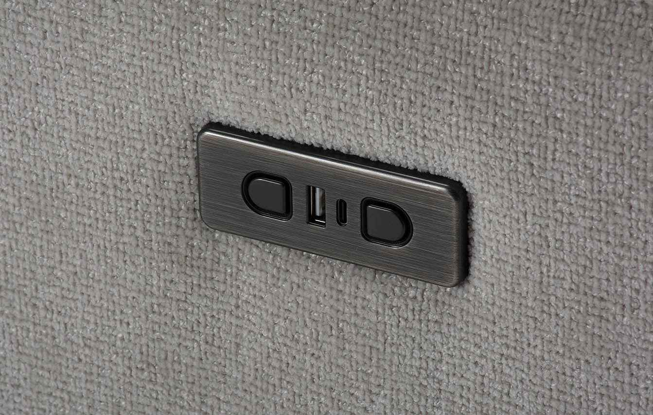 Paddington Right-Hand Facing Corner Sofa - Grey - Dante Furniture