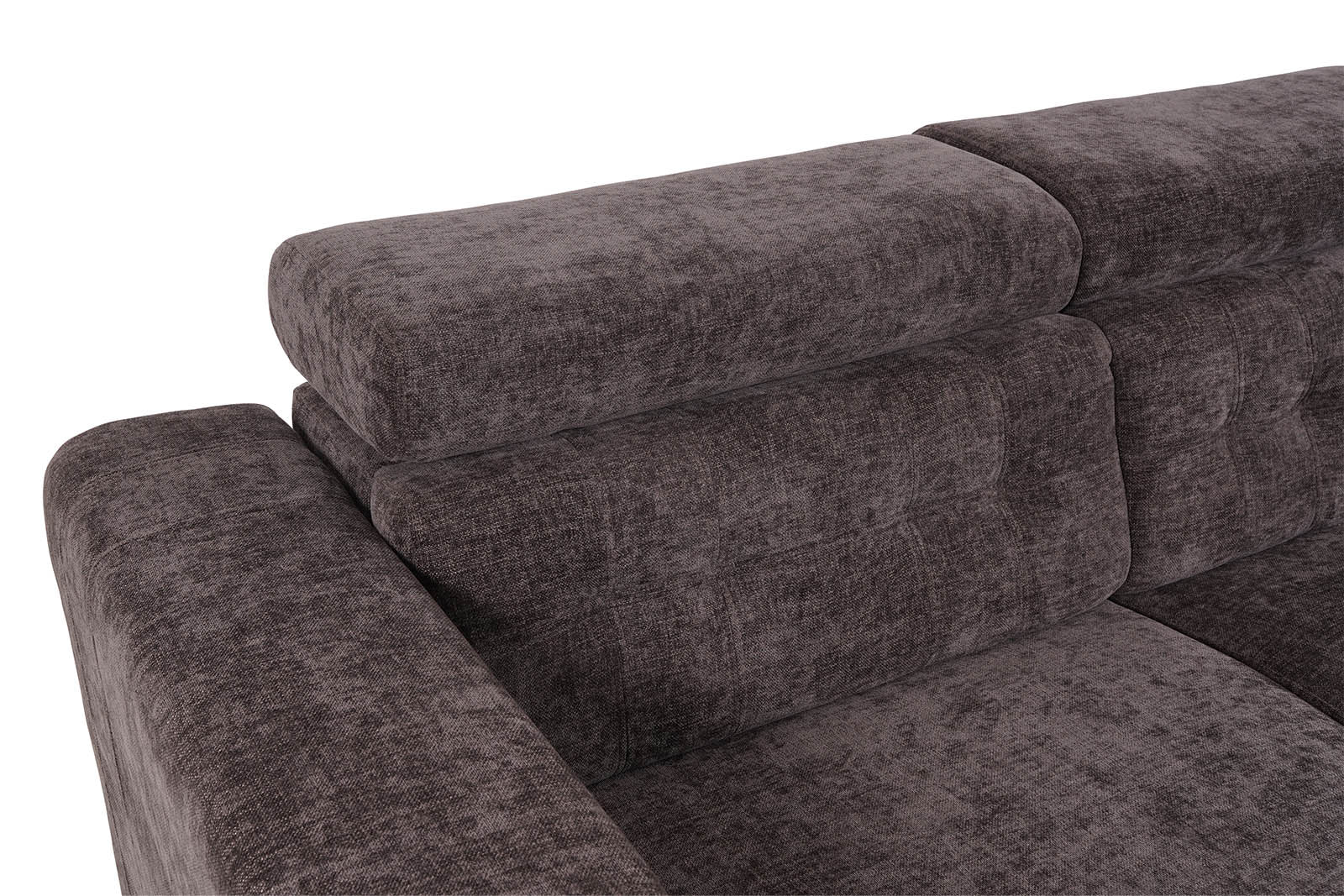 Siena Corner Sofa Bed Fabric - Brown - Dante Furniture