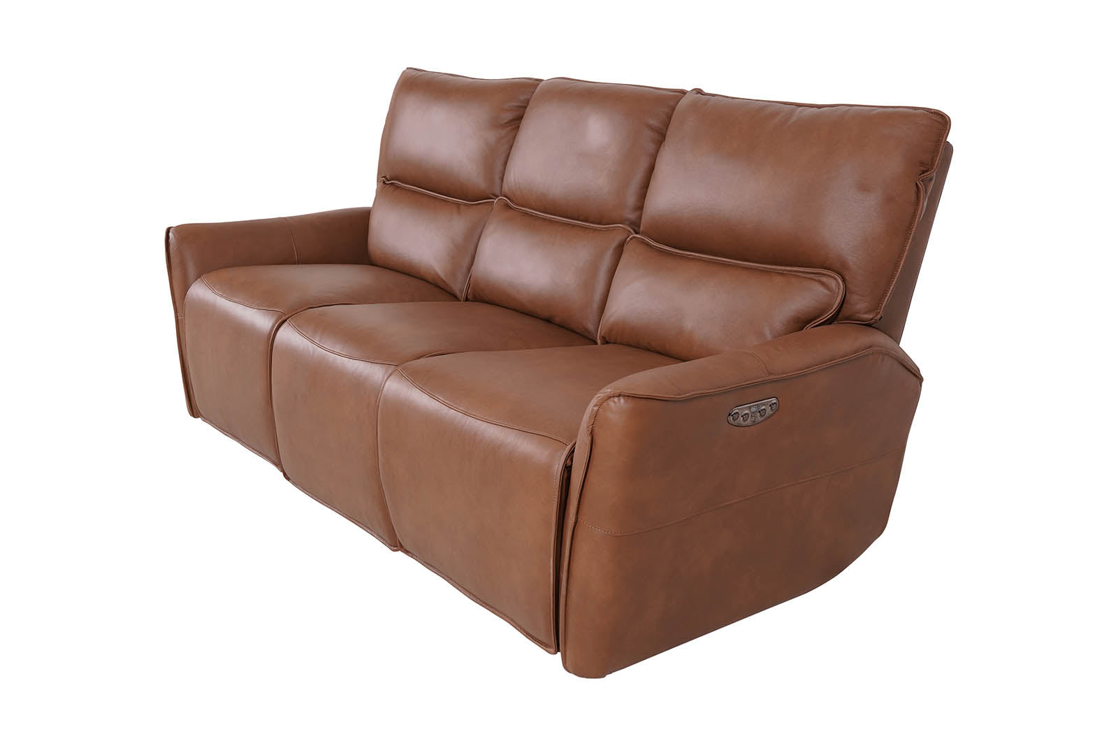 Gracie 3 Seater Smart Sofa Power Recliner - Tan - Dante Furniture