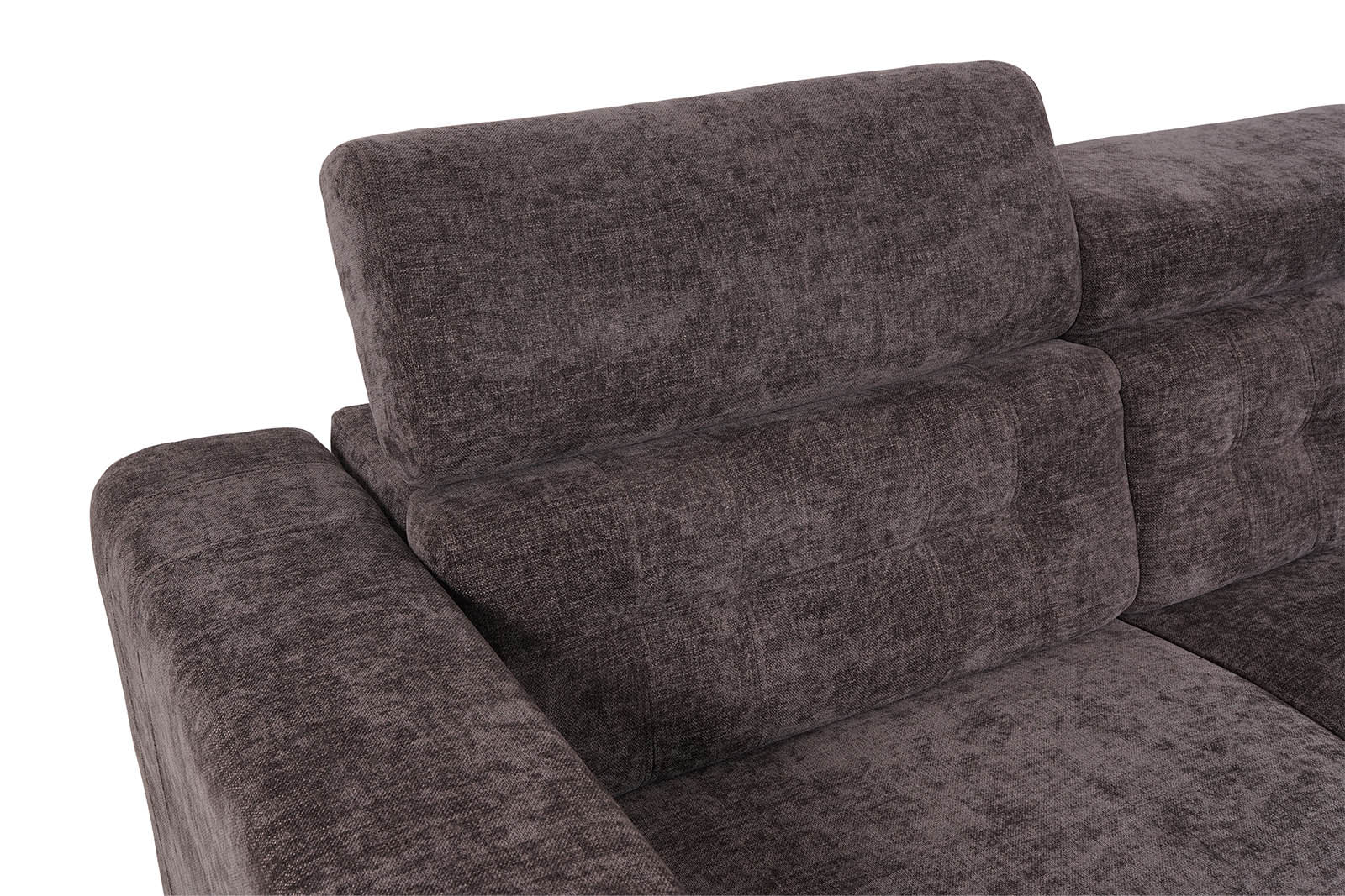 Siena Corner Sofa Bed Fabric - Brown - Dante Furniture