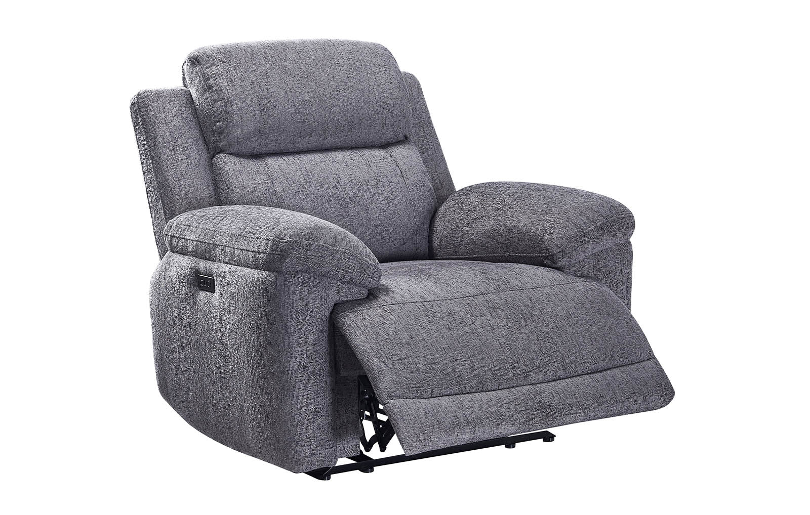 Lyla Power Recliner Armchair - Grey - Dante Furniture