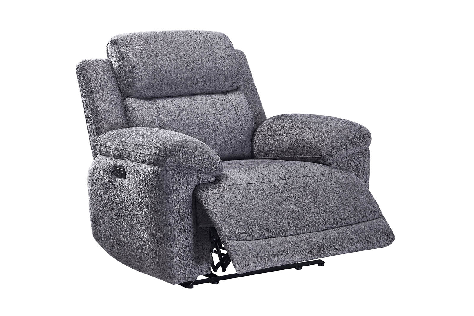 Lyla Power Recliner Armchair - Grey - Dante Furniture