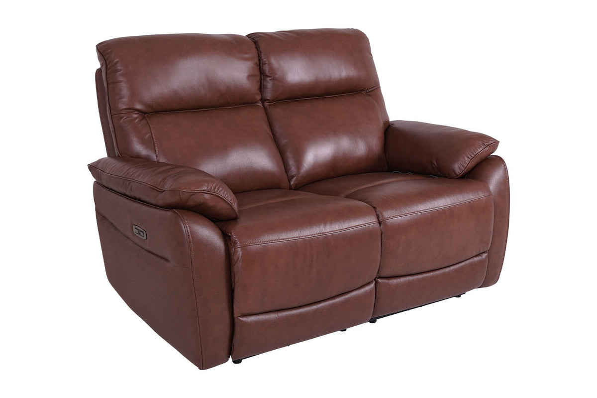 Salisbury 2 Seater Power Recliner Sofa Brown
