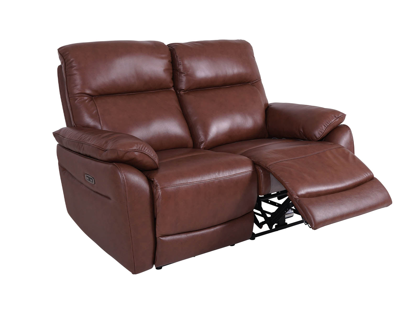 4 Seater Power Recliner Sofa Brown