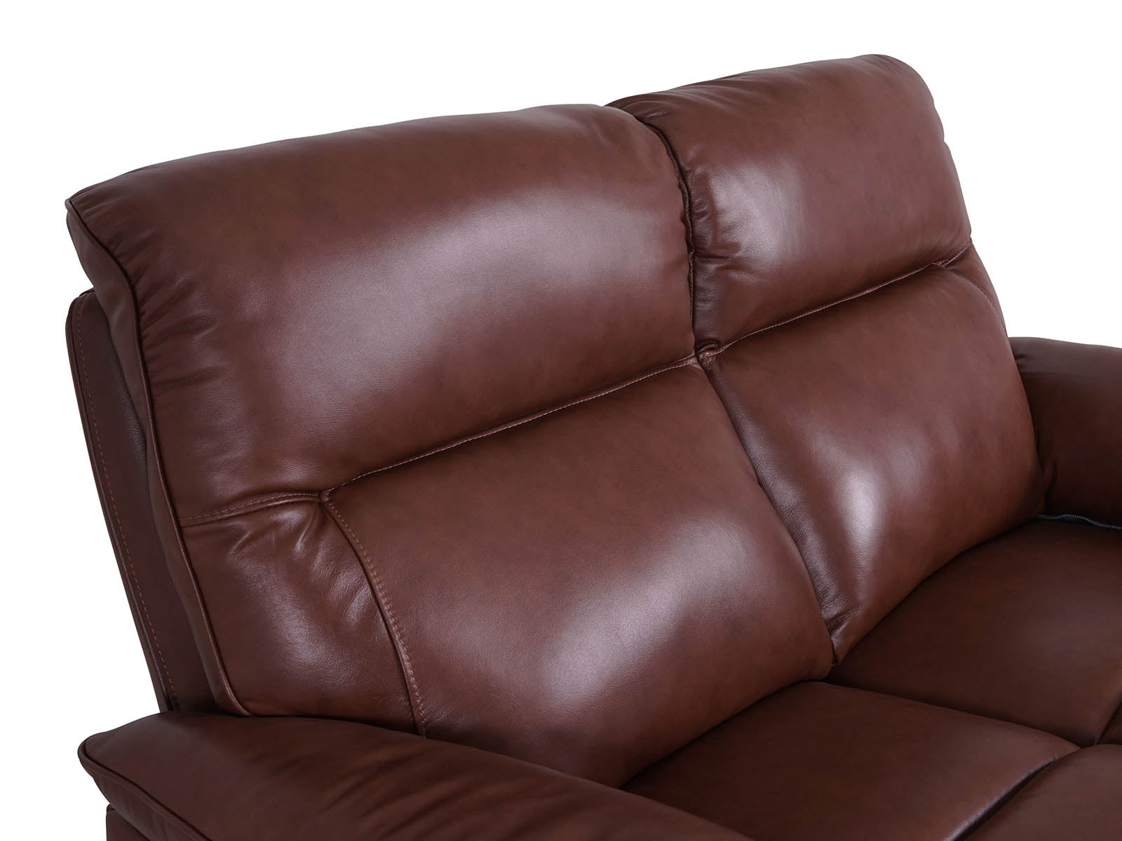 7 Seater Power Recliner Sofa Brown