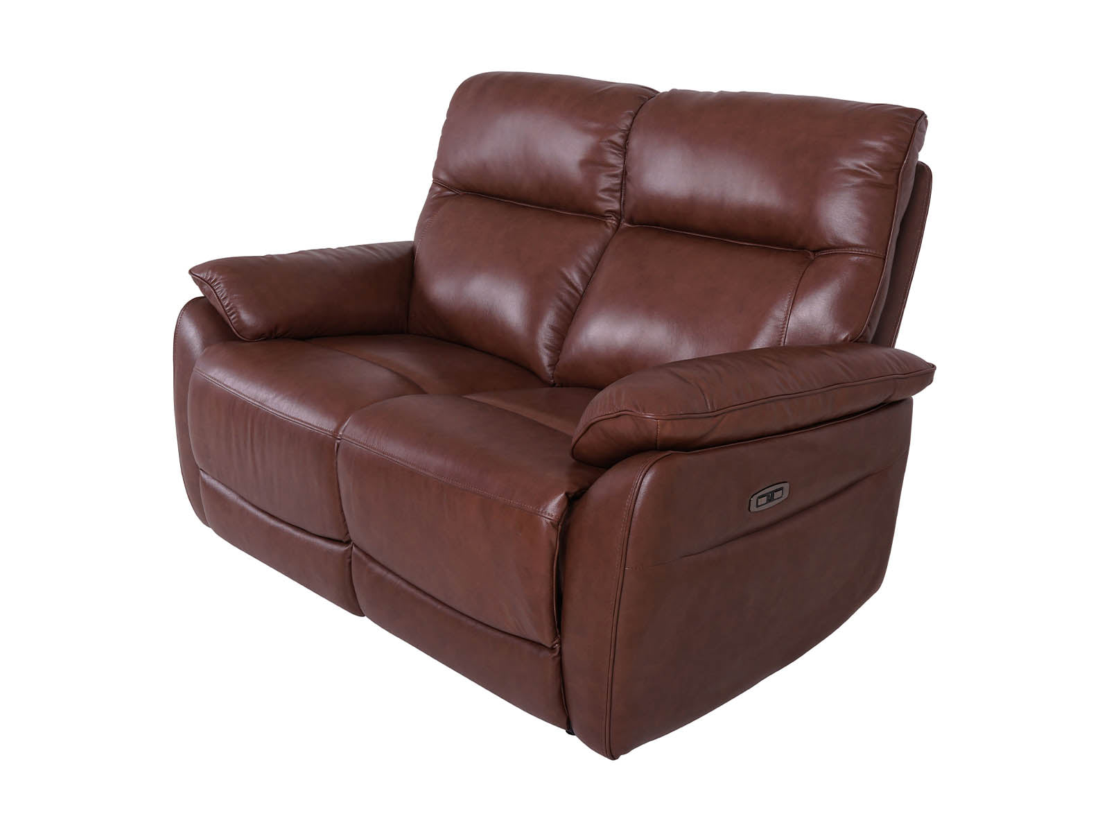 6 Seater Power Recliner Sofa Brown