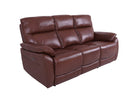3-Seater Power Recliner Sofa Brown