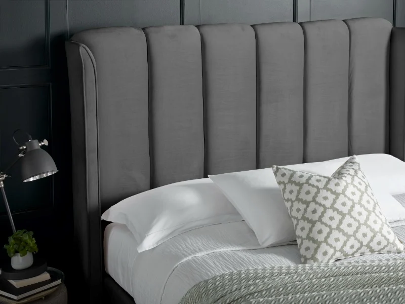 Fabric 2 Drawer Storage Bed
