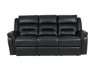 3-Seater Leather Recliner Sofa