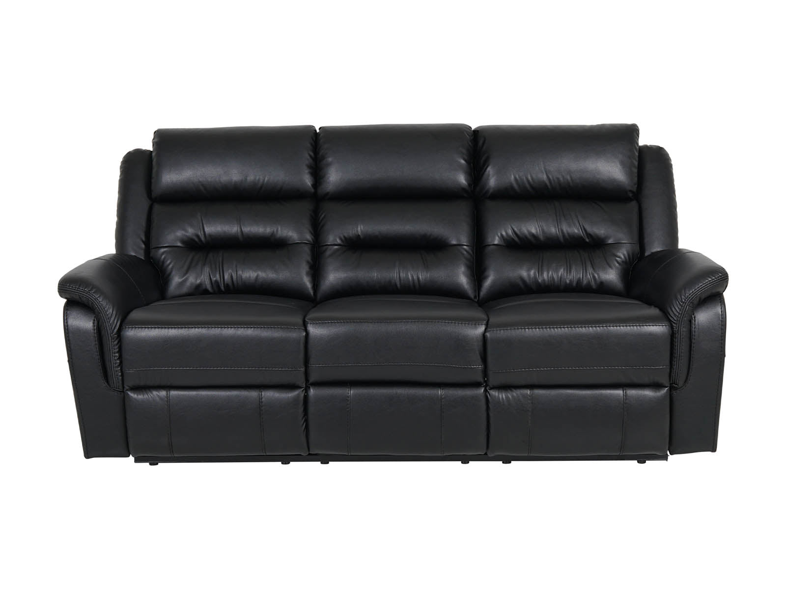 3-Seater Leather Recliner Sofa