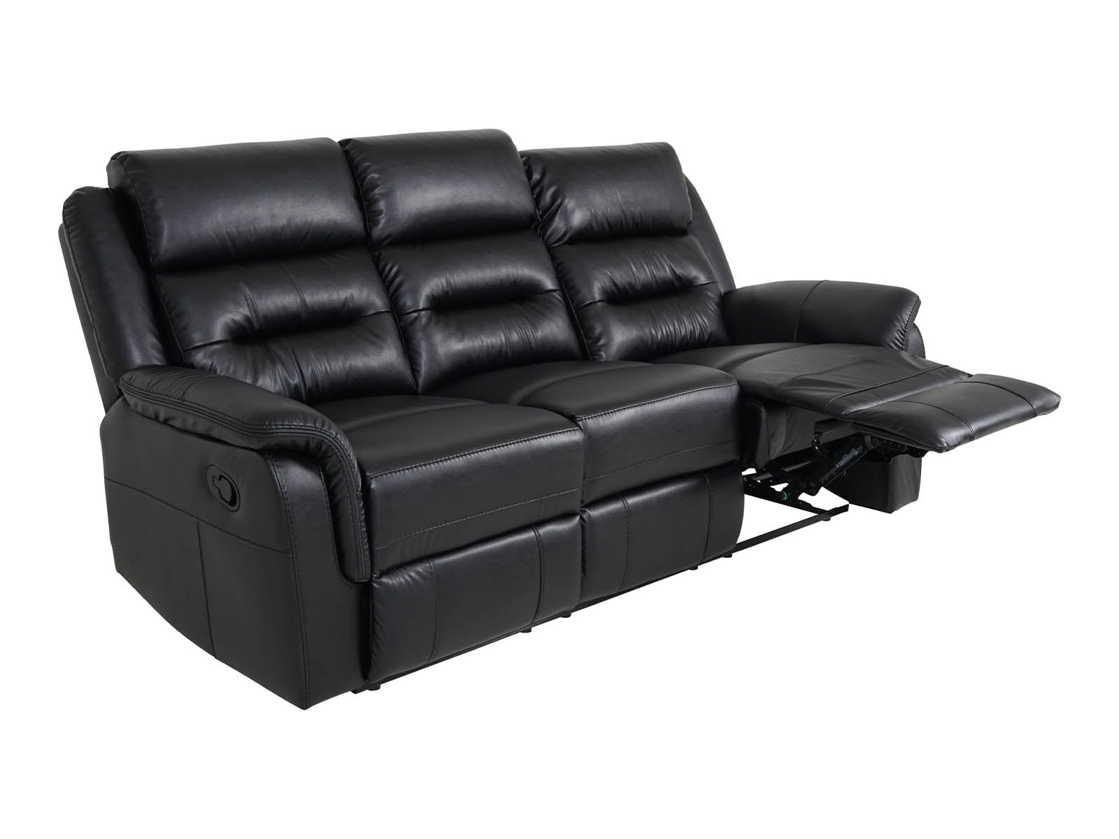 3-Seater Leather Recliner Sofa