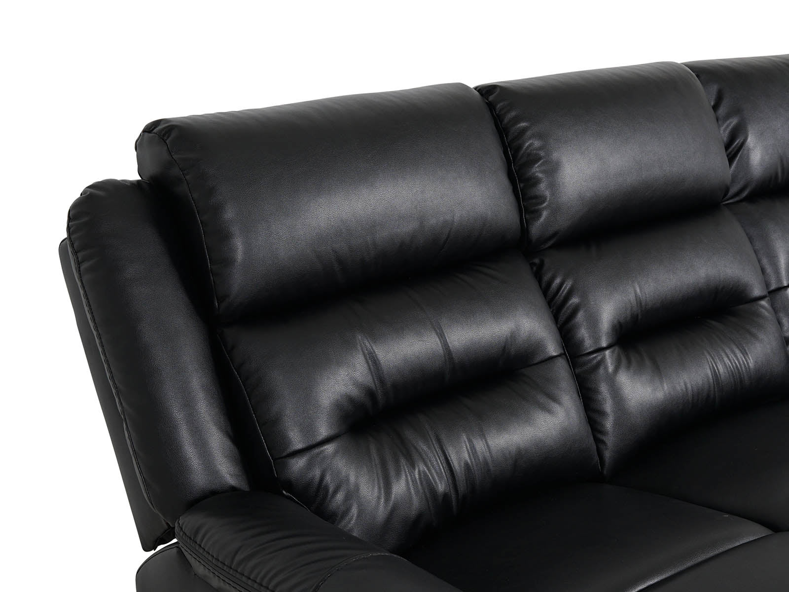 3-Seater Leather Recliner Sofa