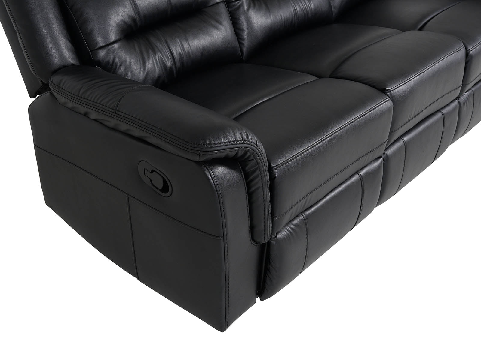 3-Seater Leather Recliner Sofa