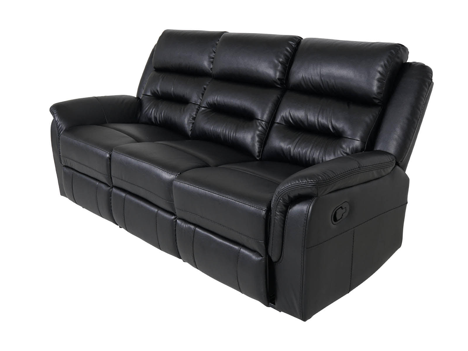 3-Seater Leather Recliner Sofa