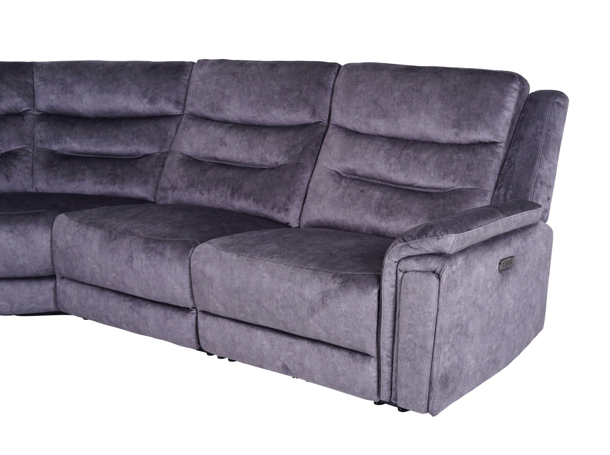 Berlin Dark grey Corner Sofa - Dante Furniture