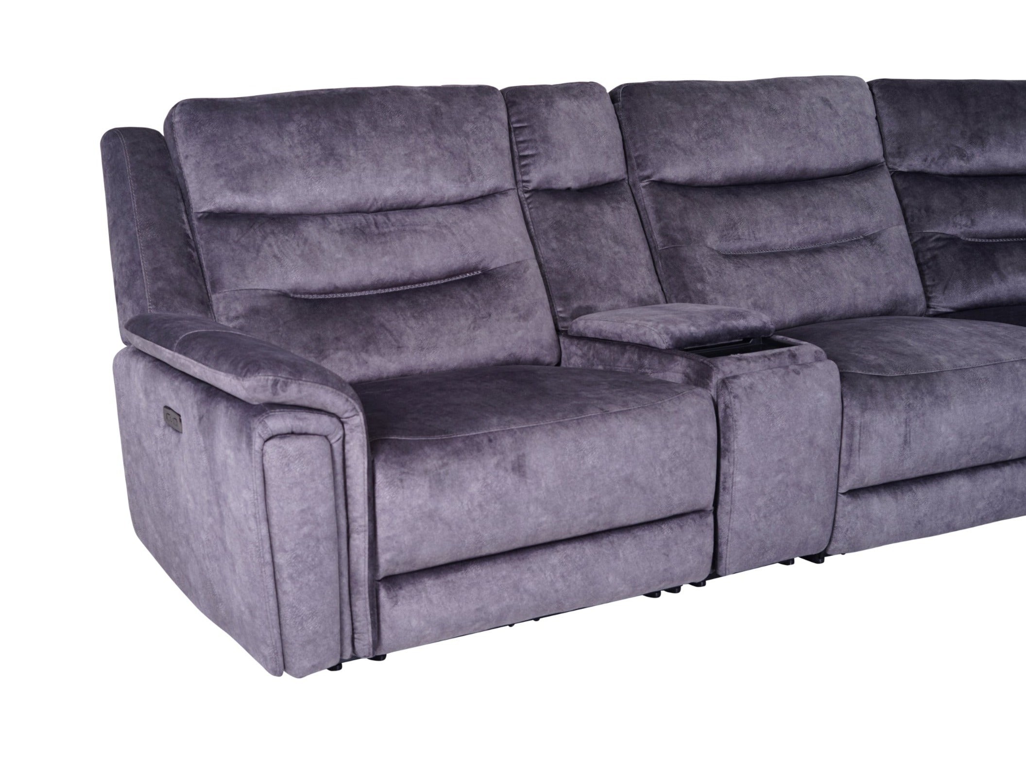 Berlin Dark grey Corner Sofa - Dante Furniture
