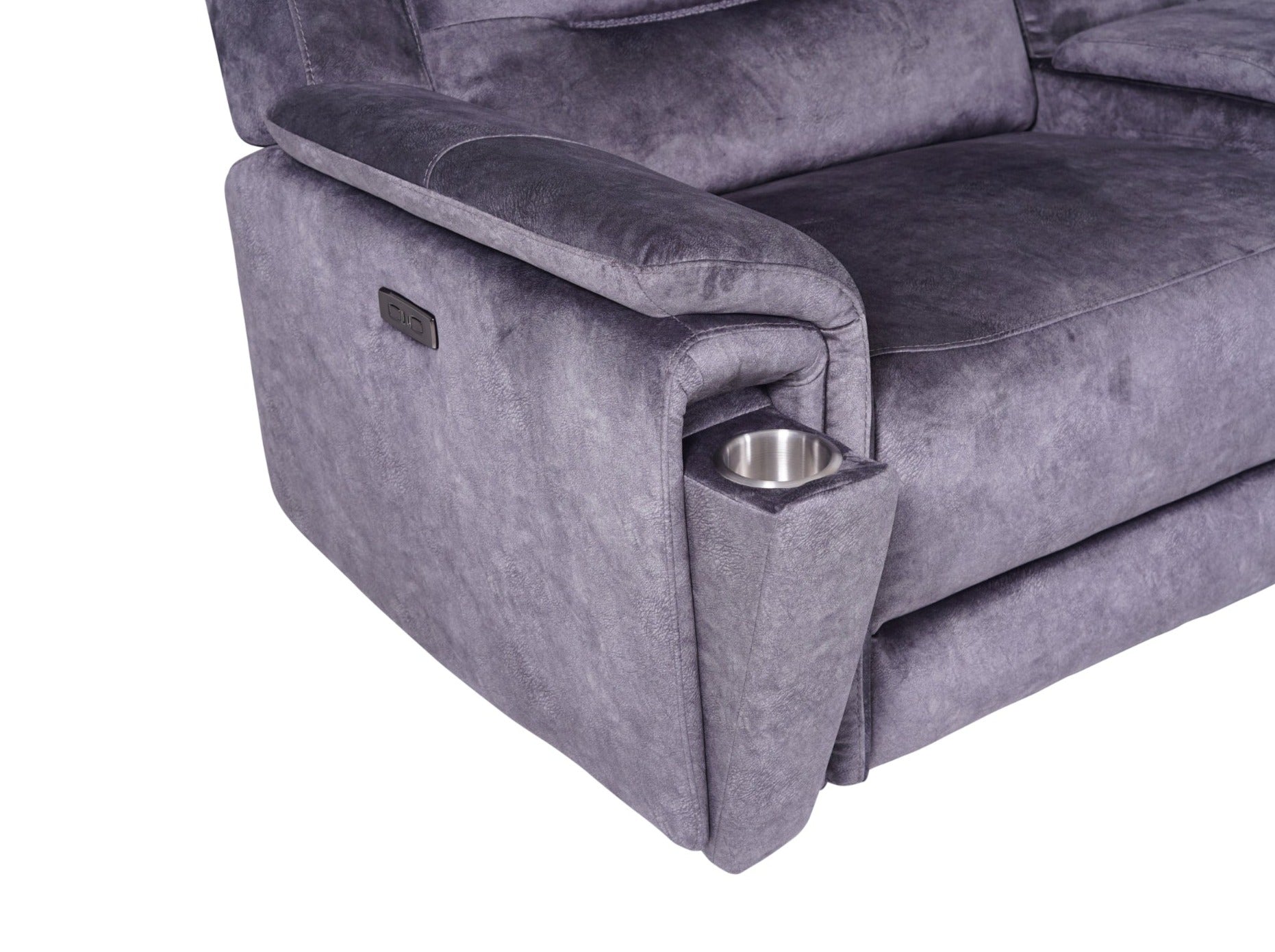 Berlin Dark grey Corner Sofa - Dante Furniture