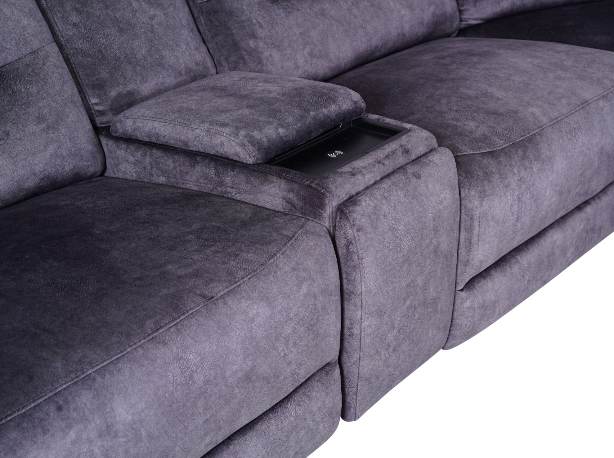 Berlin Dark grey Corner Sofa - Dante Furniture