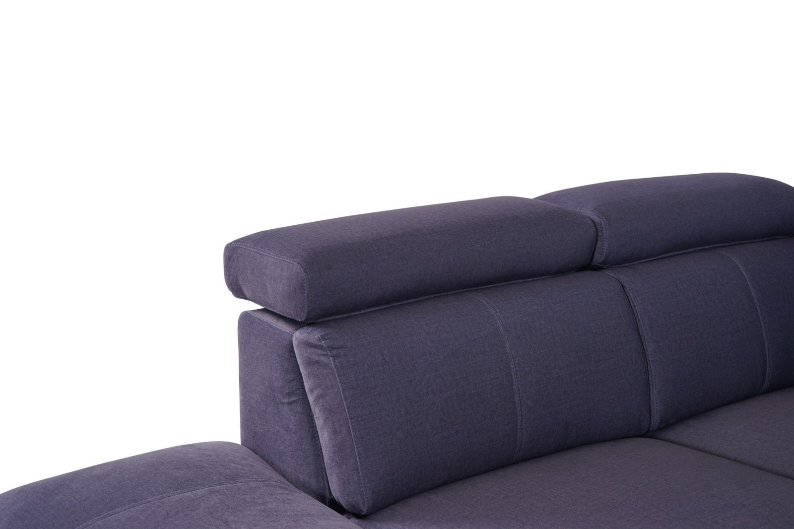 Matera Left Hand Facing Arm Open End Corner Sofa - Charcoal Grey Fabric - Dante Furniture