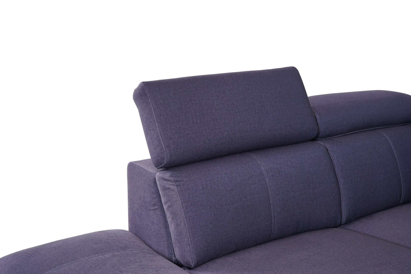 Matera Left Hand Facing Arm Open End Corner Sofa - Charcoal Grey Fabric - Dante Furniture