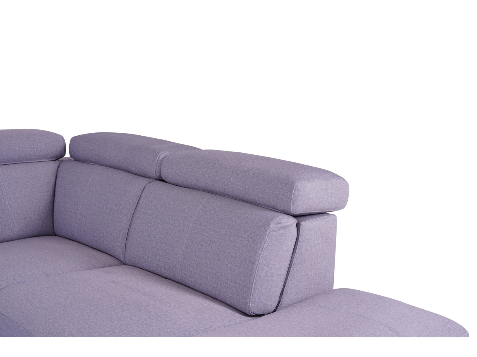 Matera Right Hand Facing Arm Open End Corner Sofa - Pearl Grey Fabric - Dante Furniture