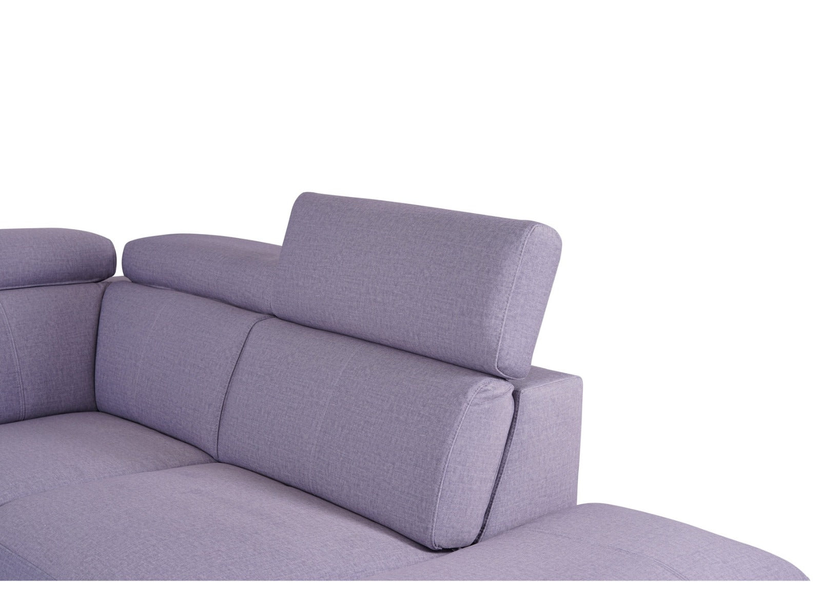 Matera Right Hand Facing Arm Open End Corner Sofa - Pearl Grey Fabric - Dante Furniture
