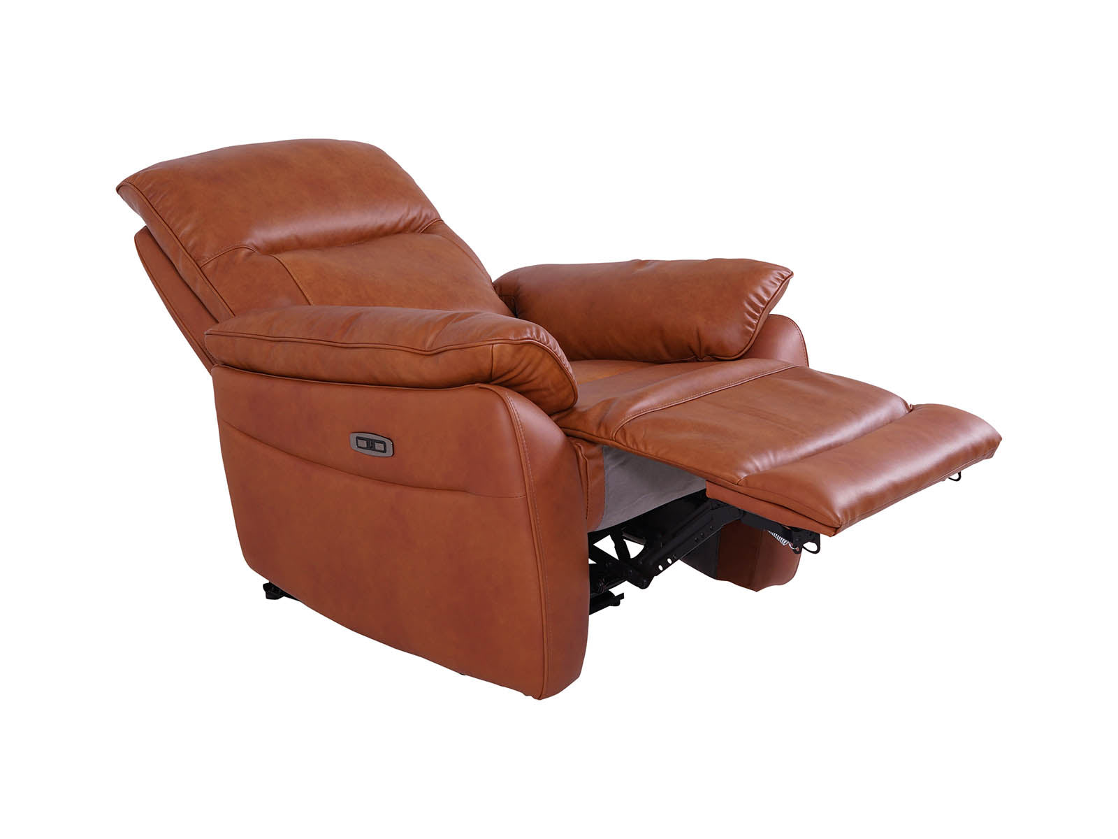stylish tan recliner armchair
