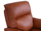 stylish tan recliner armchair