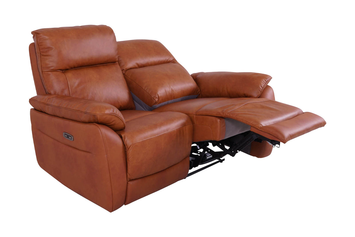 Salisbury 2 Seater Power Recliner Sofa Tan
