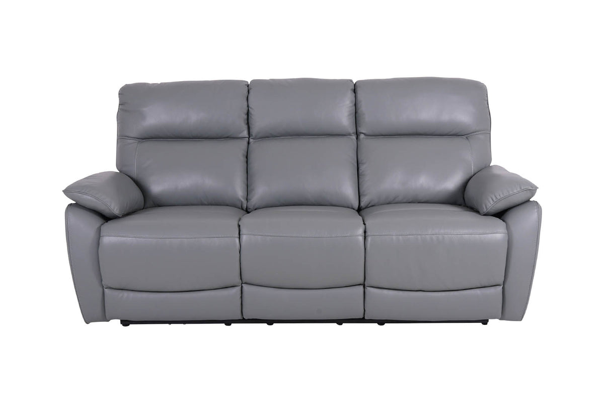 Salisbury 3-Seater Power Recliner Sofa Steel