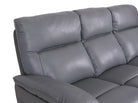 Salisbury 3-Seater Power Recliner Sofa Steel