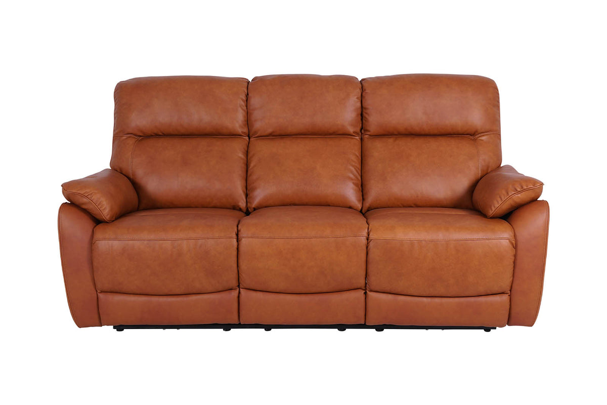 3 Seater Power Recliner Sofa Tan