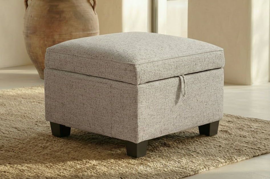 dante furniture bronte beige storage footstool lifestyle picture