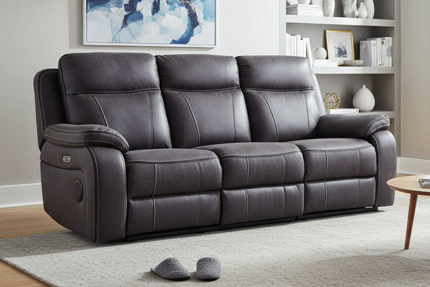 Vinson Pro 3 Seater Smart sofa Power Recliner - Dante Furniture