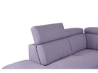 Matera Left Hand Facing Arm Open End Corner Sofa - Pearl Grey Fabric - Dante Furniture