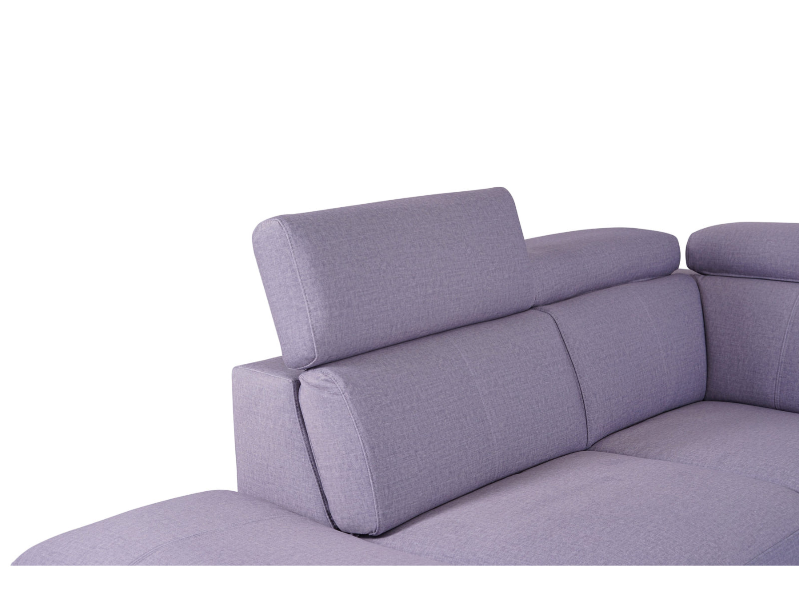 Matera Left Hand Facing Arm Open End Corner Sofa - Pearl Grey Fabric - Dante Furniture