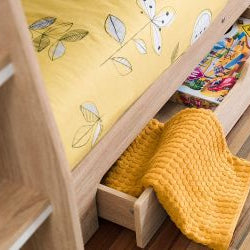 Orion Storage Bunk Bed 3ft Single in Oak