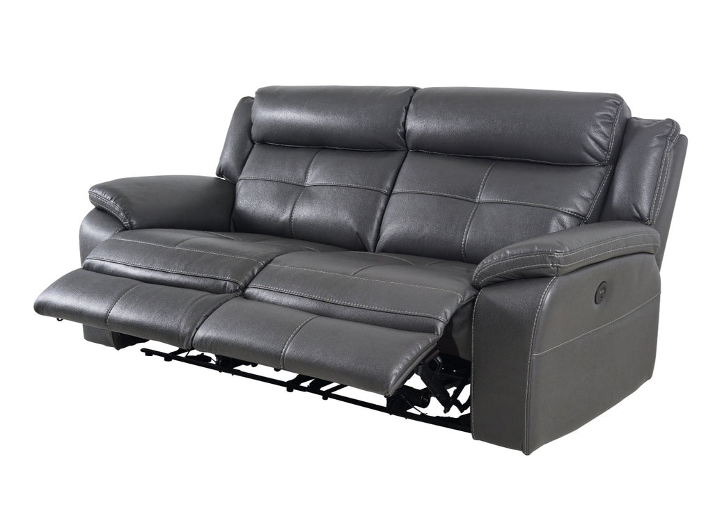 Langdale 3 Seater Recliner - Grey - Dante Furniture