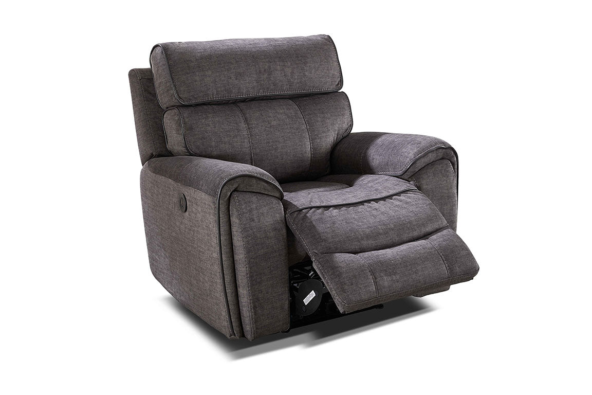 Brooklyn Recliner Armchair - Grey - Dante Furniture
