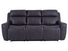 Eiger Grey 3 Seater Sofa Power Recliner - Dante Furniture