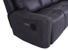 Eiger Grey 3 Seater Sofa Power Recliner - Dante Furniture