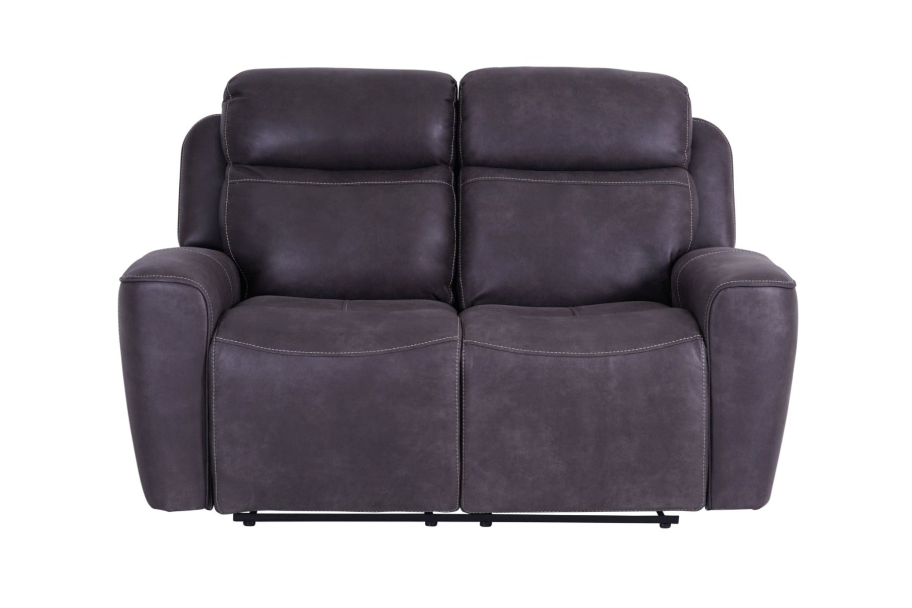 Eiger Grey 2 Seater Sofa Power Recliner - Dante Furniture