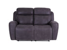 Eiger Grey 2 Seater Sofa Power Recliner - Dante Furniture