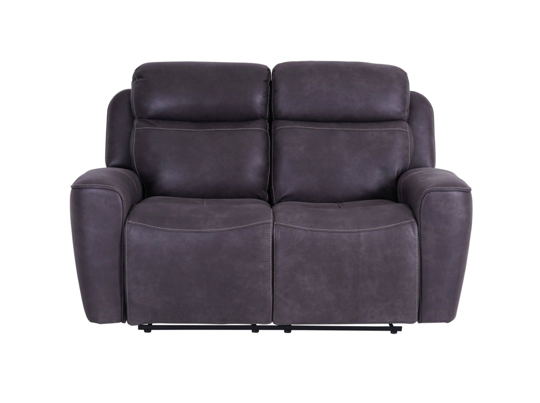 Eiger Grey 2 Seater Sofa Power Recliner - Dante Furniture