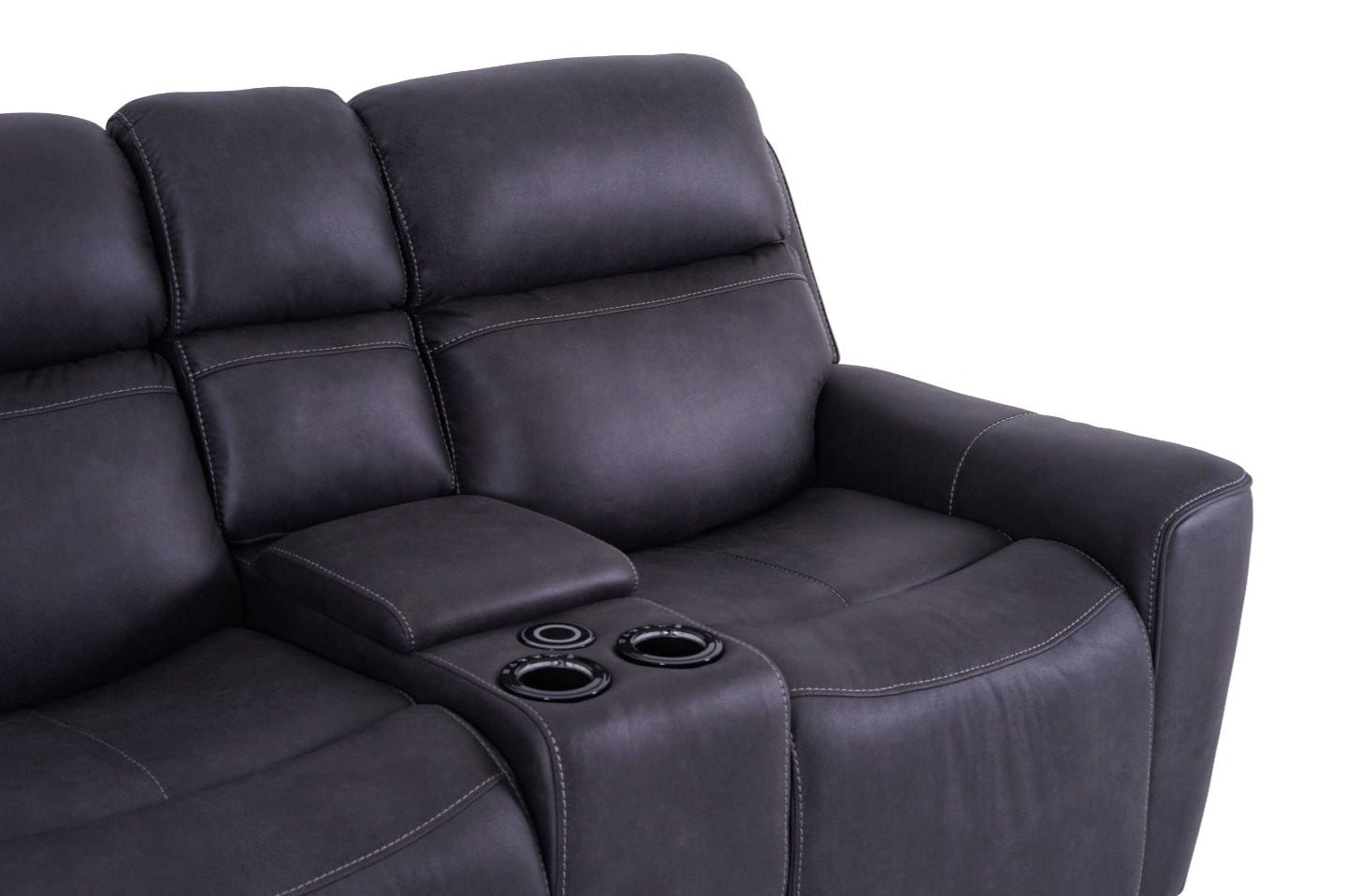 Eiger 2 Seater Smart sofa Power Recliner with Console - Dante Furniture