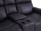 Eiger 2 Seater Smart sofa Power Recliner with Console - Dante Furniture