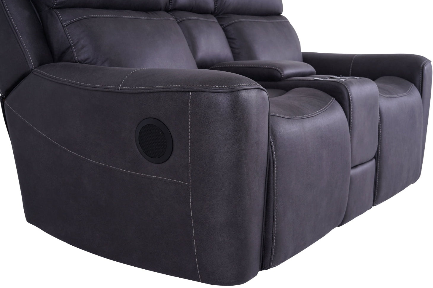 Eiger 2 Seater Smart sofa Power Recliner with Console - Dante Furniture